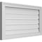 Ekena Millwork Vertical Surface Mount PVC Gable Vent: Functional, w/ 2"W x 1-1/2"P Brickmould Frame, 32"W x 18"H GVPVE32X1802SF - alternate 3